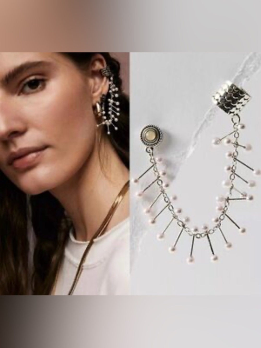 Free people finders keepers ear cuff NWT
